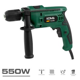 Koma Tools TP-550 Taladro Percutor 550W Velocidad Regulable Perforación y Martillo Portabrocas sin Llave Ø13mm Antideslizante Precio: 25.4999998. SKU: B16KT2VV5A