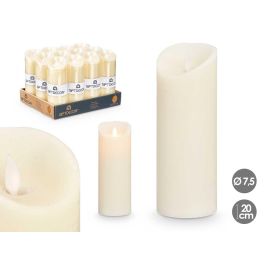 Giftdecor Vela LED Crema Alta Mate 7.5x20x7.5 cm (Set de 12) Precio: 55.50000049. SKU: B1J5GRTFTC