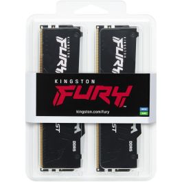 Kingston FURY Beast RGB EXPO 64GB (2x32GB) DDR5 6000MT/s CL30 DIMM Kit de 2 para PC
