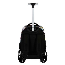 Barbie Mochila Trolley GTS FAN Comic Multicolor con Ruedas, 2 Compartimentos y Bolsillos