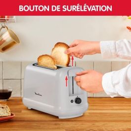 MOULINEX Tostadora extragrande de 2 ranuras, 7 niveles de tostado, Apagado automático, Botón Boost, Descongelación, Simpleo LT160B10