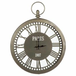 Reloj de Pared Alexandra House Living Negro Metal 5 x 60 x 46 cm