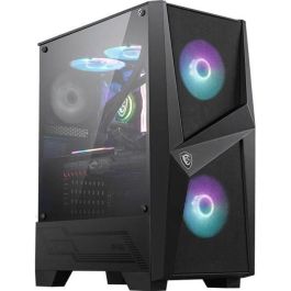 MSI FORGE 100R Caja de PC Midi Tower Negra con Ventana Lateral e Iluminación RGB Precio: 103.88999984. SKU: S7115761