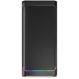 Sharkoon AK4W RGB ATX - Caja de Ordenador con Cristal Templado, Negro