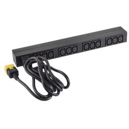 APC AP9565 Rack PDU Basic 1U 230V, Monofásico, Horizontal/Vertical, 12 Salidas C13, C20 Entrada, 3680W