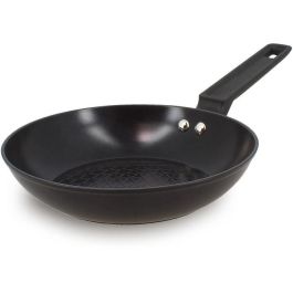 Menastyl 6020635 Sartén de Aluminio Forjado 20 cm Negra, Apta para Inducción y Todo Tipo de Cocinas
