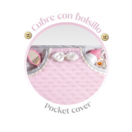Decuevas 81075 Carro de Muñecas Plegable con Sombrilla y Bolso Sophie para Muñecas hasta 48 cm