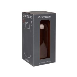 Giftdecor Jarron de Cristal Liso Oro Grande Champagne 14.5 cm x 29.5 cm x 14.5 cm (Set de 6)