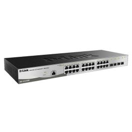 D-Link Switch Gestionable L2 Metro Ethernet 24 Puertos Gigabit 10/100/1000BASE-T con 4 SFP