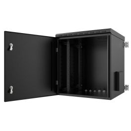 Lanview Armario Rack Mural 19'' 12U 600x600mm IP55. Tapa Abatible, Filtrado de Polvo y Entradas de Cable Densas para Ventilación Pasiva.