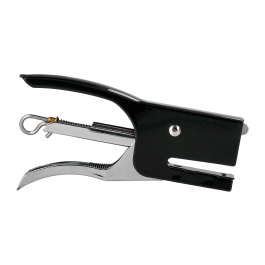 Q-connect Grapadora Tenaza KF22340 Metálica Color Negro Capacidad 12 Hojas Usa Grapas Número 10