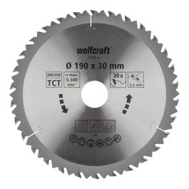 Wolfcraft 6736000 Disco de sierra circular de mano, ø190 mm, 30 dientes, para madera y tableros Precio: 21.58999975. SKU: S7917541