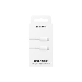 Samsung EP-DN975BWEGWW Cable USB-C a USB-C 5A 1M Blanco