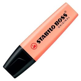 Stabilo Marcador Fluorescente Boss Original Melocotón Pastel, pack 10 unidades. Tinta base agua, antisecado 4h (10 Unidades) Precio: 9.89000034. SKU: S8417685