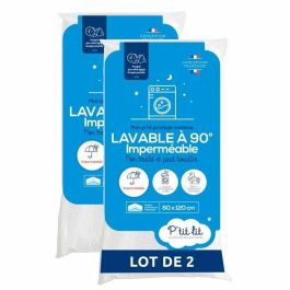 P'Tit Lit PTI1708546903353 2 protectores de colchón bebé 60x120 cm impermeables, microtranspirables, lavables 90°C, suaves y silenciosos Precio: 33.4999995. SKU: B1K2GGEJED