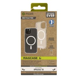 Muvit Funda Recycletek Magsafe para iPhone 15, material reciclado y reciclable Precio: 31.50000018. SKU: B1DBH2KZX5