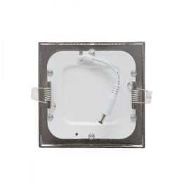 Placa LED 6W 600Lm 6000ºK Cuadrada Niquel Satinado 50.000H [GL-CL-S6N-CW]