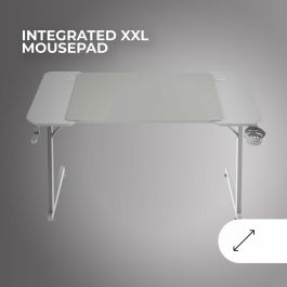 Mesa de Escritorio Gaming Mars Gaming ERGO Blanco 140 x 60 cm