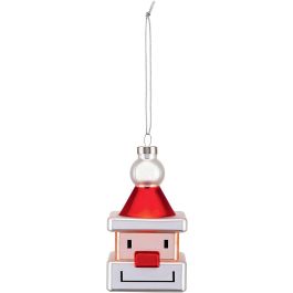 Alessi GJ02 1 Bola de Navidad Cúbica Santa Claus Vidrio Soplado Decorado a Mano 9.5 cm Precio: 14.88999985. SKU: B1A62TBKS4