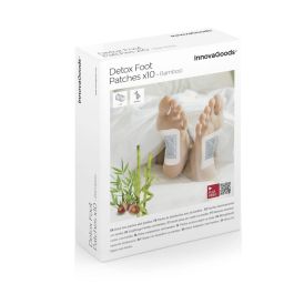 Parches Desintoxicantes para Pies Bamboo InnovaGoods 10 Unidades