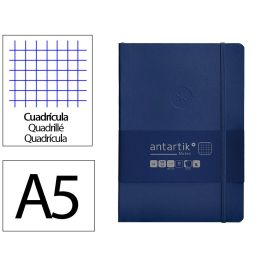 Cuaderno Con Gomilla Antartik Notes Tapa Blanda A5 Hojas Cuadricula Azul Marino 80 Hojas 80 gr Fsc Precio: 5.50000055. SKU: B12S63CKZH