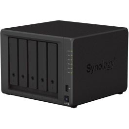 Synology DS1522+ NAS Torre 5 Bahías con CPU AMD Ryzen R1600 y 8GB DDR4 RAM, para usuarios domésticos