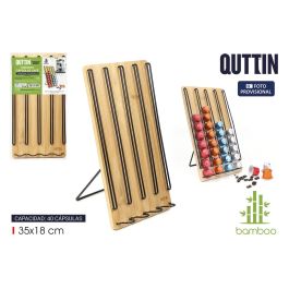 Soporte para 40 cápsulas de café en bambú Quttin (6 Unidades) Precio: 50.990247. SKU: B1A8HF8VSK
