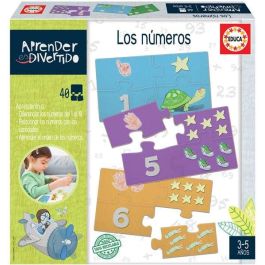 Juego aprender es divertido los números con 40 piezas encajables Juego aprender es divertido los números con 40 piezas encajables