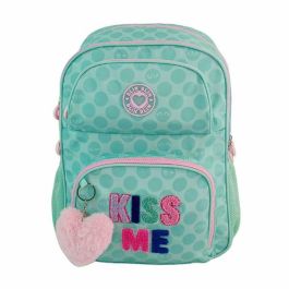 Mochila primaria blin blin kiss medoble compartimento adaptable a carro. 44 x 31 x 17 cm. Precio: 31.96336. SKU: B12X3F6Q6F