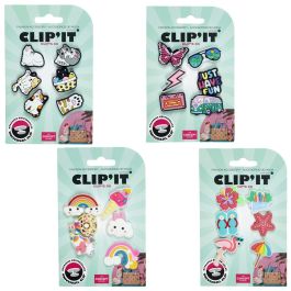 Home Deco Factory Juego de Charms Clip It, 6 unidades