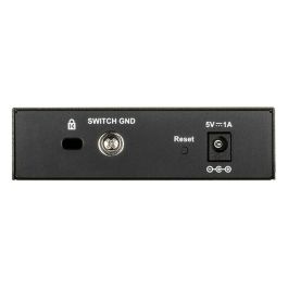 D-Link DGS-1100-05V2 Switch Smart Gestionable 5 Puertos Gigabit Ethernet Silencioso L2, Detección de Bucle y Diagnóstico de Cable
