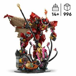 Lego NINJAGO 71846 Fire Knight Mech - Set de construcción para niños de 14 años - Kai