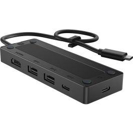 HP USB-C Travel Hub G3 Conector de Notebook con 5 Puertos, Carga y Conectividad Plug and Play
