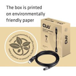 Club3D CAC-1022 Cable Extensión DisplayPort 1.4 Macho/Hembra 8K@60Hz - 2 Metros para 7680x4320