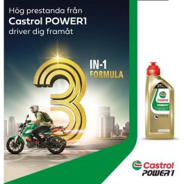 Castrol CAS1699314711403 Aceite de motor Power1 4T 15W-50 1L