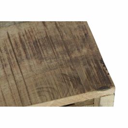 Consola DKD Home Decor 130 x 40 x 89 cm Natural Negro Metal Madera de mango