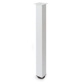 HERRAJES ALK Rigo 60X60-710 - Juego de 4 Patas Regulables para Mesa Fija, Color Blanco Precio: 31.95000039. SKU: B1C2XE9Y62