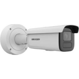 Hikvision Cámara IP bullet 4MP AcuSense 7-35mm IR80 WDR H.265+ IK10 IP66 con Audio y Alarma