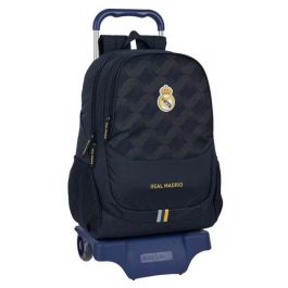 Mochila Escolar con Ruedas Real Madrid C.F. Azul marino 32 x 44 x 16 cm Precio: 52.5900001. SKU: B1383AXYSE
