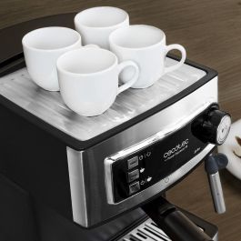 Cecotec Cafetera Express de Brazo Power Espresso 1350W 15bar 1,5L negro depósito extraíble