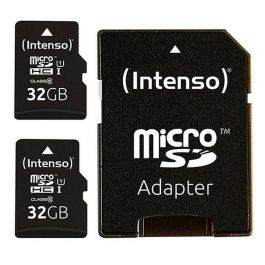 Tarjeta de Memoria Micro SD con Adaptador INTENSO 32 GB x 2 Precio: 17.5000001. SKU: S6501838