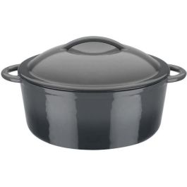 GSW GSW4005643716345 Olla Redonda de Hierro Fundido Macizo 24 cm, compatible con Inducción, Color Gris (Grey Shadow) Precio: 70.59000003. SKU: B1JSDBRFRG