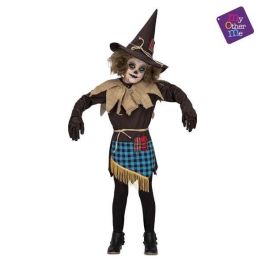 My Other Me Disfraz Espantapájaros para Niña 7-9 Años con Vestido, Cuello, Cinturón, Guantes y Sombrero