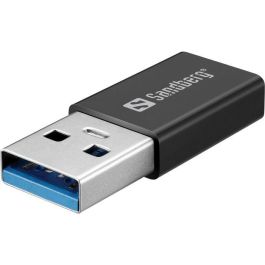 Sandberg Unidad de DVD externa USB-C y USB-A, Reproductor y grabador de CD/DVD para ordenador, alimentado por USB