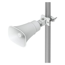 Ubiquiti (UI) UP-AI-Horn-Speaker-W Altavoz IP66 para Exterior de 1 vía, Alimentación PoE, 120 dB, Montaje en Pared, Blanco