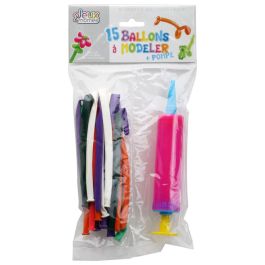 Jeux 2 momes 15 Globos Moldeables con Bomba, Colores Surtidos Precio: 3.50000002. SKU: B178PGR7YL