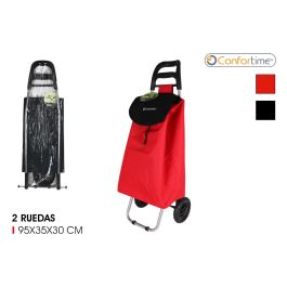 Carro de Compra 2 Ruedas 95x35x30 cm Color 2S - Confortime (4 Unidades) Precio: 51.49999943. SKU: B1GVKCE3T5