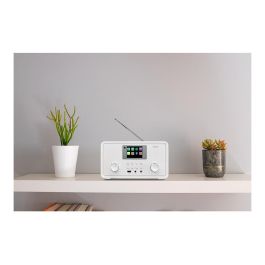 Medion MD 88069 Radio por Internet Analógica y Digital DAB+, FM WiFi Bluetooth Color Blanco 20W TFT 2.8"