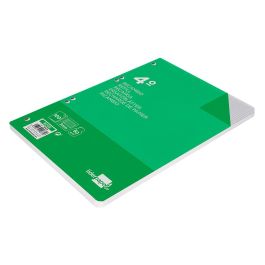 Recambio Liderpapel Cuarto 100 Hojas 60 gr-M2 Cuadro 3 mm Con Margen 6 Taladros