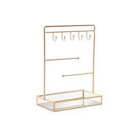 DKD Home Decor Joyero Glam Dorado de Metal para Joyas y Bisutería, 1 kg, Alto 32.5cm x Ancho 21cm x Fondo 7.5cm (Pack 2 Unidades) Precio: 21.95000016. SKU: B157HJ63V4
